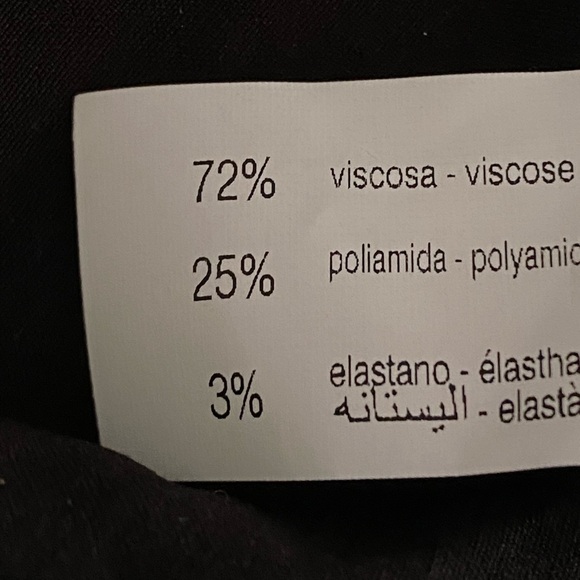 NWT. Zara Black Asymmetric Tied Top. Size S. - Picture 9 of 10